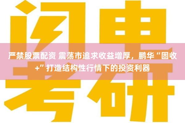 严禁股票配资 震荡市追求收益增厚，鹏华“固收+”打造结构性行情下的投资利器