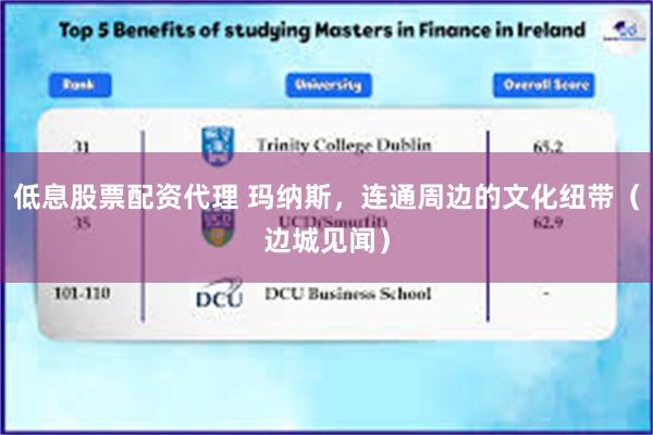 低息股票配资代理 玛纳斯，连通周边的文化纽带（边城见闻）